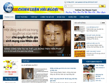 Tablet Screenshot of chinhluanhaingoai.net